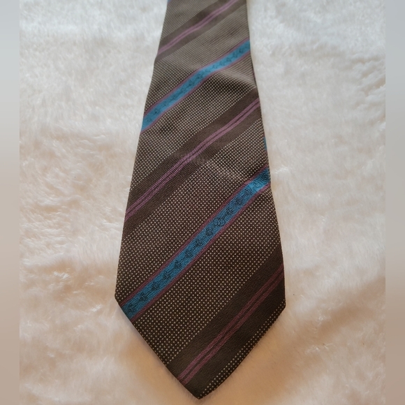 Authentic Vintage Gucci Necktie 100% Silk Tie Brown Rare Luxury Read Desc - Picture 11 of 15